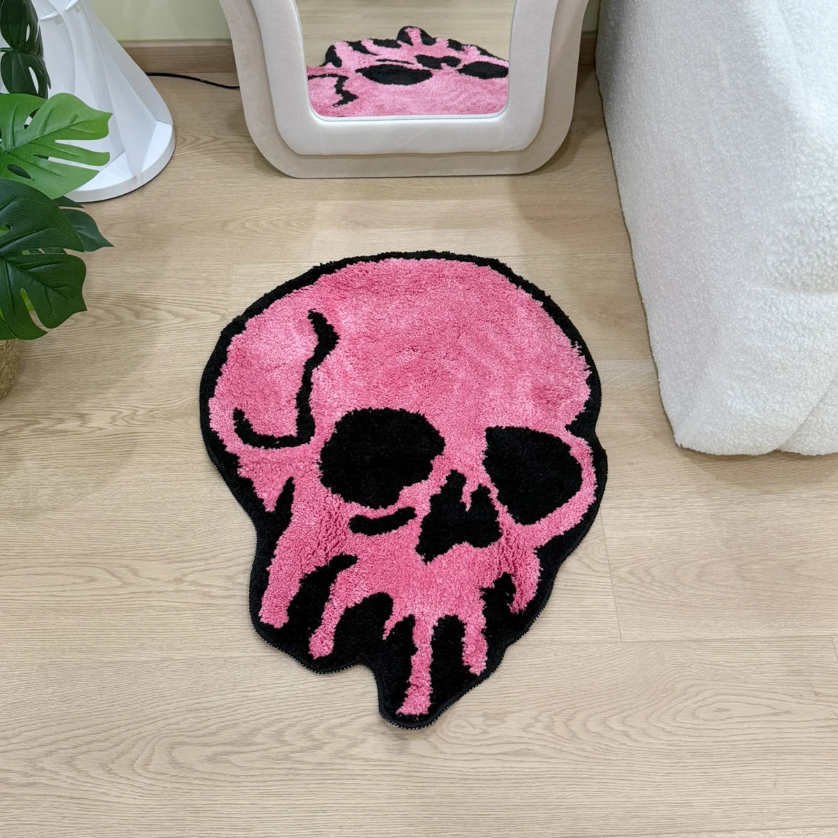Pink Skull Rug