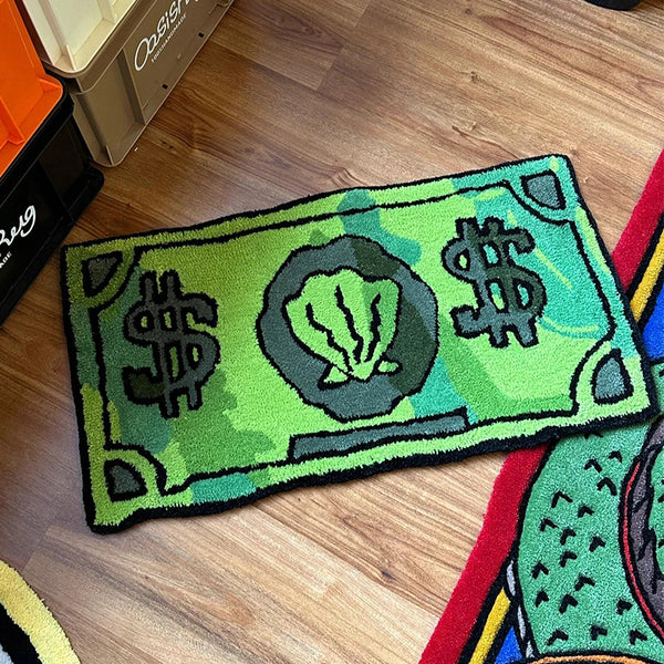 Cartoon Money Rug